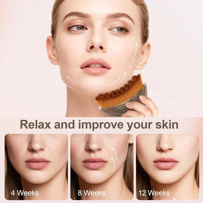 Facial Lymphatic Contour Dry Brush