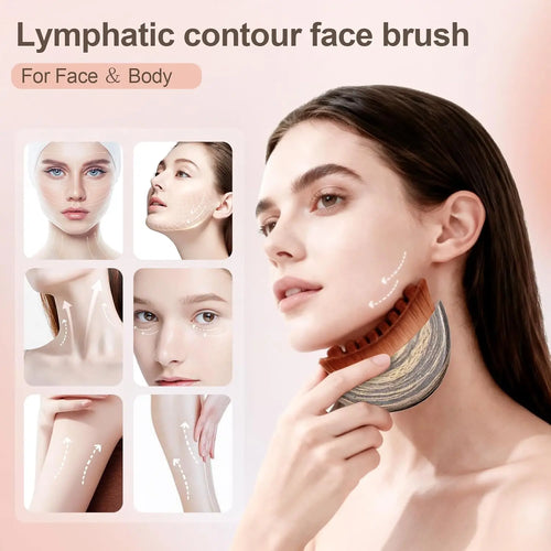 Facial Lymphatic Contour Dry Brush
